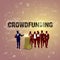 Business People Group Investment Money Investor Crowd Funding Web Banner