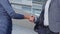 Business People Handshake - business people shaking hands, man and woman