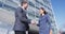 Business People Handshake - business people shaking hands, man and woman