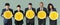 Business people holding a coin icon