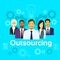 Business People Outsourcing Team Diverse Group