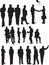 Business people silhouettes