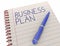 Business Plan New Company Strategy Notepad Pen