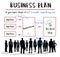 Business Plan Strategy Diagram Concept