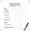 Business profit and loss analysis report, accountancy sheet