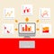 Business Ratings and Charts Collection. Infographic Elements