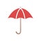 Business red umbrella icon