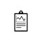 Business Report Financial Document Flat Vector Icon