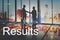 Business Results Progress Analysis Corporation Graphic Concept