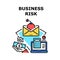 Business Risk Vector Concept Color Illustration