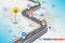 Business road map timeline infographic expressway concepts, Vector Illustration