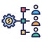 Business stakeholder, capitalist .   Vector icon which can easily modify or edit