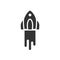 Business Startup Logo Template. Rocket Launch Logotype. Vector.