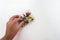 business stationary - people use colorful thumbtack for business purpose