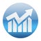 Business statistics graphic icon