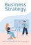 Business strategy poster template