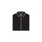 Business suspenders black vector concept icon. Business suspenders flat illustration, sign