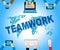 Business Teamwork Shows Web Site And Combined