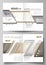 Business templates for bi fold brochure, magazine, flyer. Cover design template, vector layout in A4 size. Technology