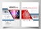 Business templates for brochure, magazine, flyer, booklet or report. Cover design template, easy editable vector, flat