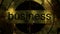 Business text on grunge background