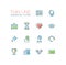 Business - Thin Single Line Icons Set