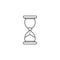 Business time management and deadline line icon