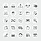 Business total vector icon set