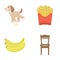 Business, trade, fast food and other web icon in cartoon style. Tool, wooden, furniture, icons in set collection.