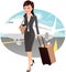 Business travel woman