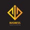 Business trend - concept logo design. Finance economic banking logo sign. Abstract arrow exchange marketing logo symbol