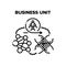 Business Unit Vector Black Illustrations