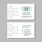 Business visit card template with logo - concept design. Digital money branding. Electronic cryptocurrency dollar. Mobile speed pa