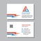 Business visit card template with logo - concept design. Power energy lightning branding. Vector illustration.
