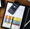 Business working table accountant calculator
