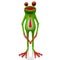 Businessman 3D frog