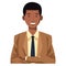 Businessman avatar cartoon character profile picture