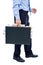 Businessman with briefcase