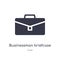 businessman briefcase icon. isolated businessman briefcase icon vector illustration from user collection. editable sing symbol can
