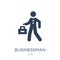 businessman briefcase icon in trendy design style. businessman briefcase icon isolated on white background. businessman briefcase