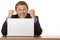 Businessman Cheering At Laptop