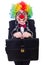 Businessman clown