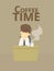 businessman coffee time. VECTOR