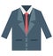 Businessman dress, clothing Isolated Vector Icon that can be easily modified or edited.