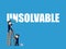 Businessman erasing the word impossible.