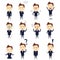 Businessman Expression Icons