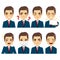 Businessman Expressions Avatar