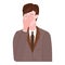 Businessman with facepalm gesture. Headache, disappointment or shame sad stressed face, worry disappointed expression