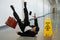 Businessman Falling