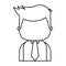 Businessman funny character icon